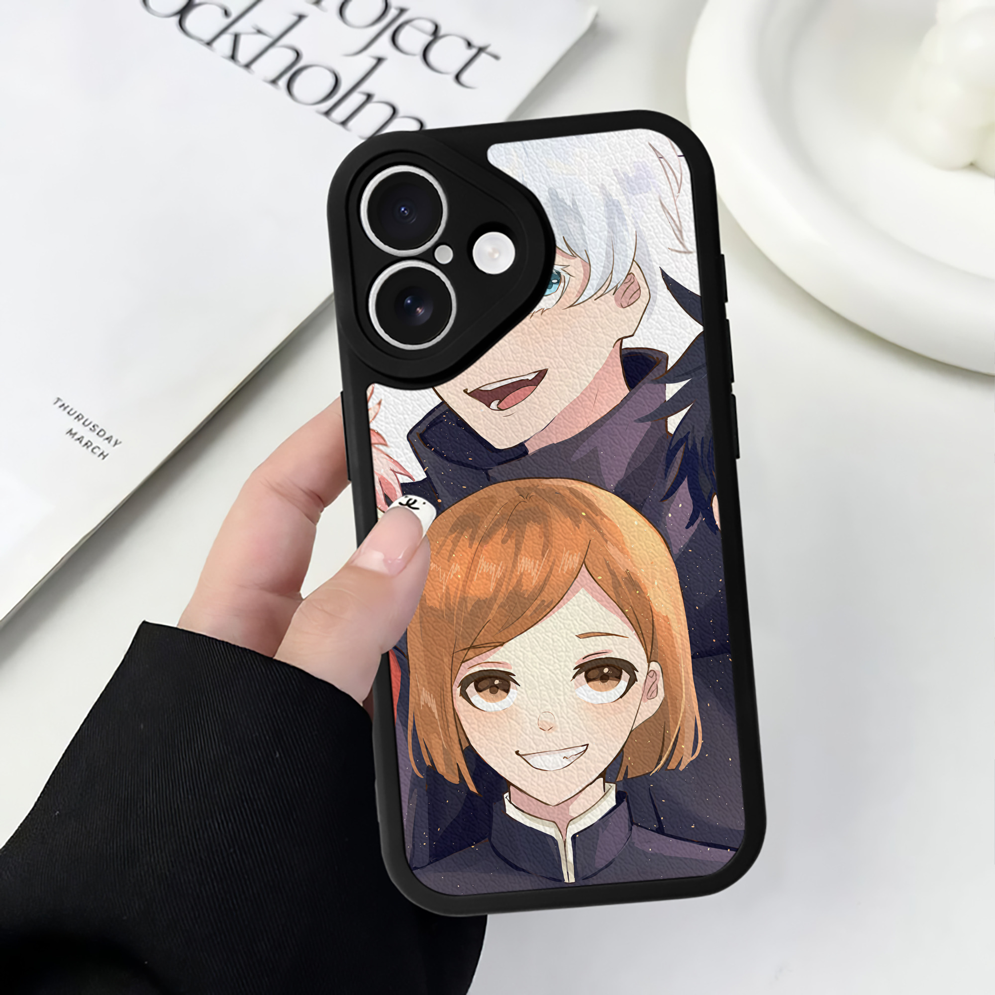 （画像用） SPY×FAMILY间谍家家酒 【iPhone 16シリーズ対応】シリコンスマホケース（レザー調） 材質：シリコン